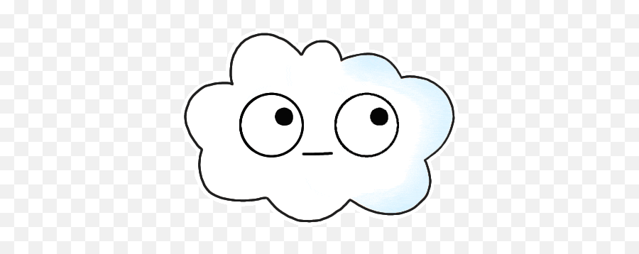 Cloud Emoji Sticker - Cloud Emoji Cute Discover U0026 Share Gifs Happy,Black Guy Emoji
