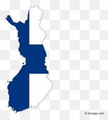 Flag Map of Finland Free Vector Maps - Emoji