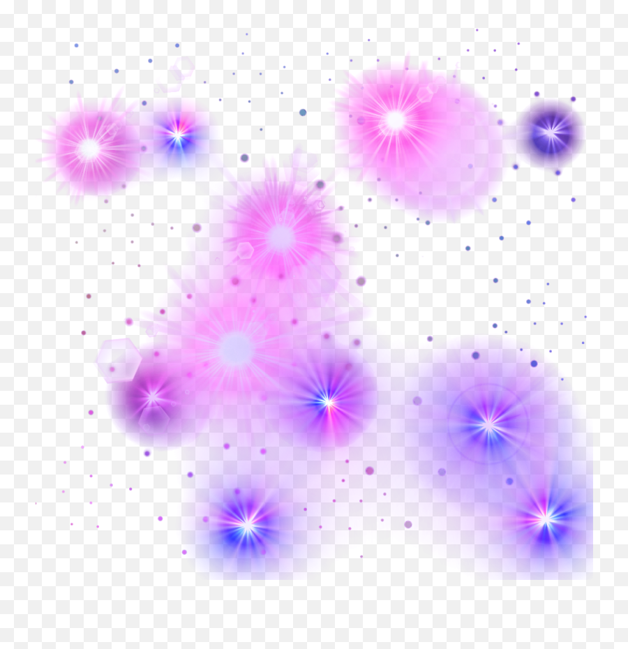 Glowing Star Clipart Transparent - Blue And Purple Stars Png Emoji,Glowing Star Emoji