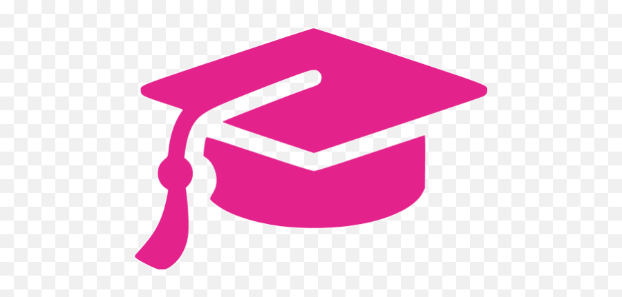 Graduation Hat Pink - Pink Graduation Cap Png Emoji,Graduation Hat Emoji