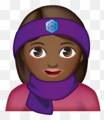 Emoji - Cartoon,Scarf Emoji