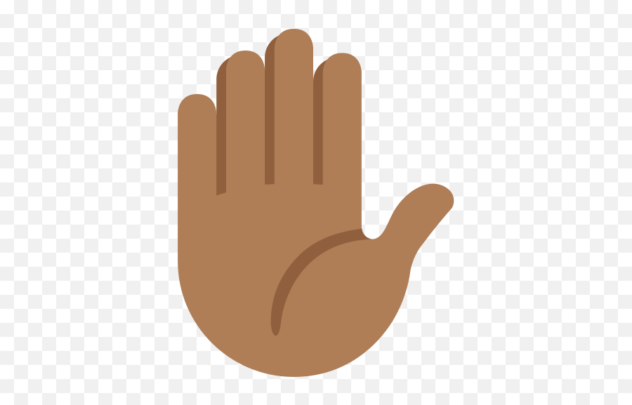Raised Hand Emoji With Medium - Illustration,Raised Hands Emoji