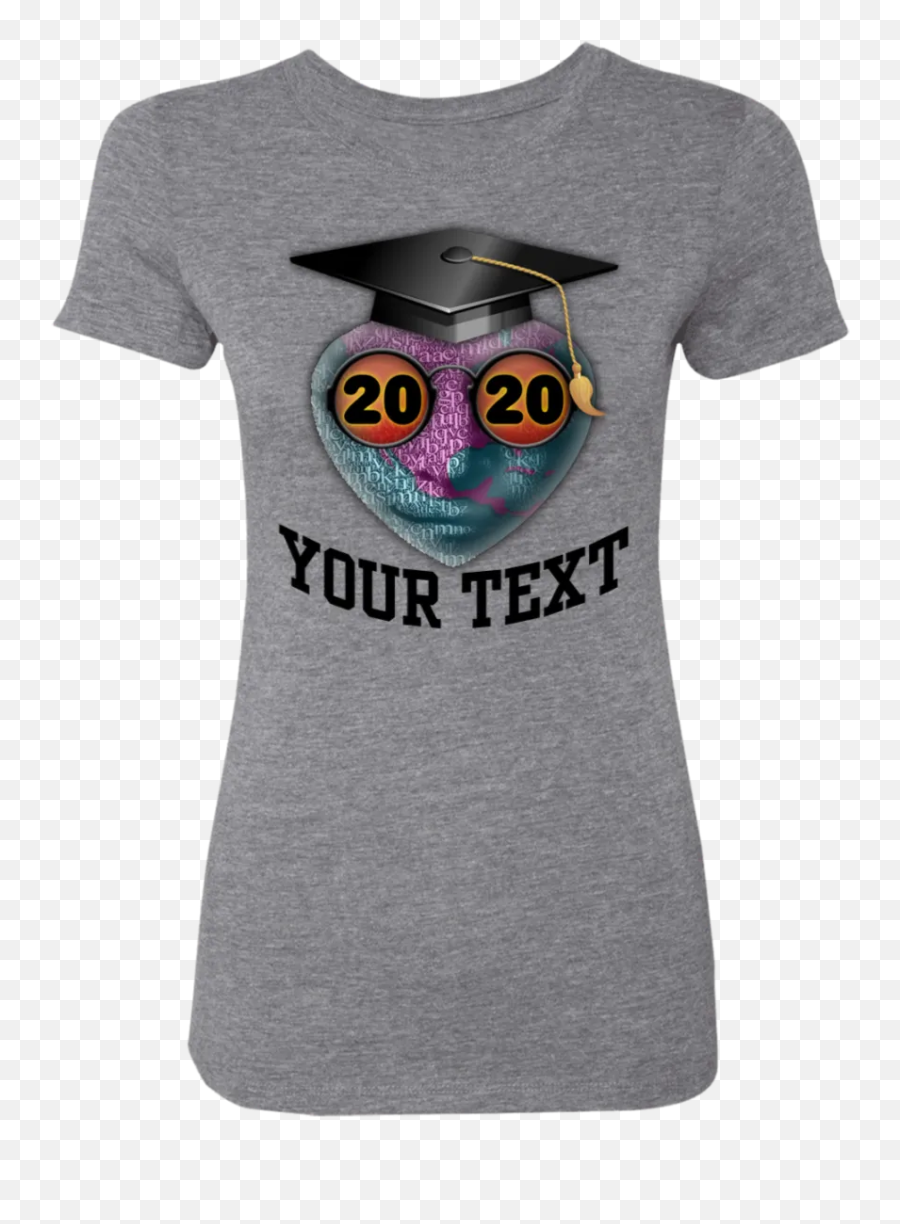 2020 Graduation Custom Contour Fit T - Shirt For Graduation Emoji,Side Smirk Emoji