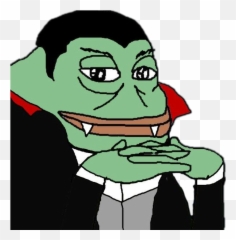 Pepe Meme Rarepepe Dracula Vampire - Pauline Hanson Dank Emoji