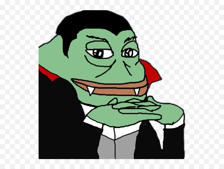 Pepe Meme Rarepepe Dracula Vampire - Pauline Hanson Dank Meme Emoji,Dracula Emoji