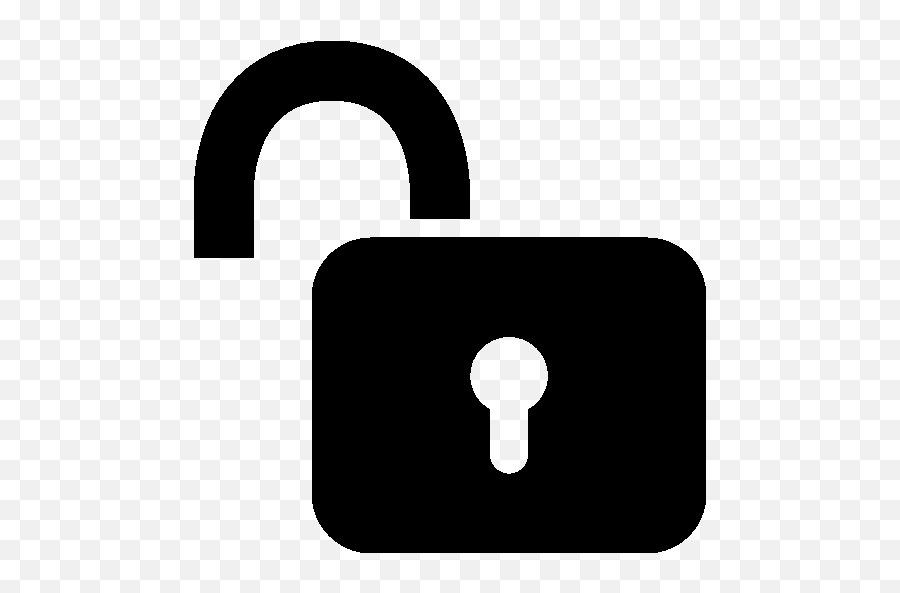 Very Basic Unlock Icon - Unlocked Icon Png Emoji,Unlocked Emoji