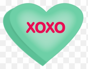 Free Xoxo Cliparts Download - Candy Hearts Art Emoji