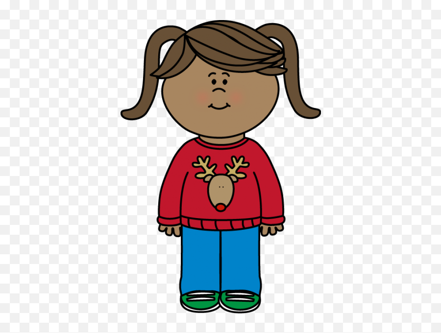 Collection Of Jumper Clipart - Girl In Sweater Clipart Emoji,Emoji Jumpers