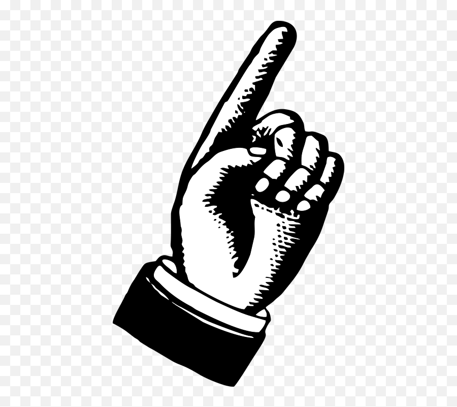 Pointing Finger Hand - Finger Pointing Emoji,Finger Point Emoticon