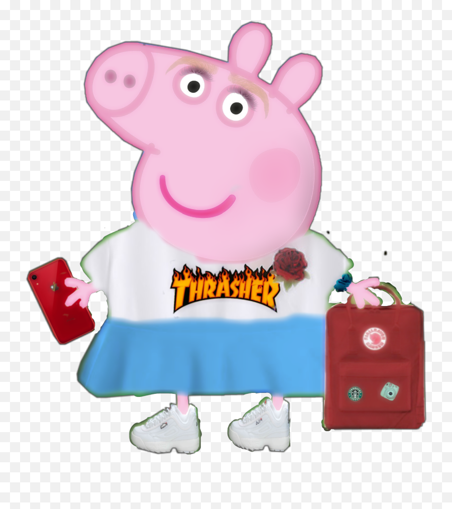 Peppa Pig Vsco Girl Sticker Peppapig - Prom John Masefield High School Emoji,Girl Pig Emoji