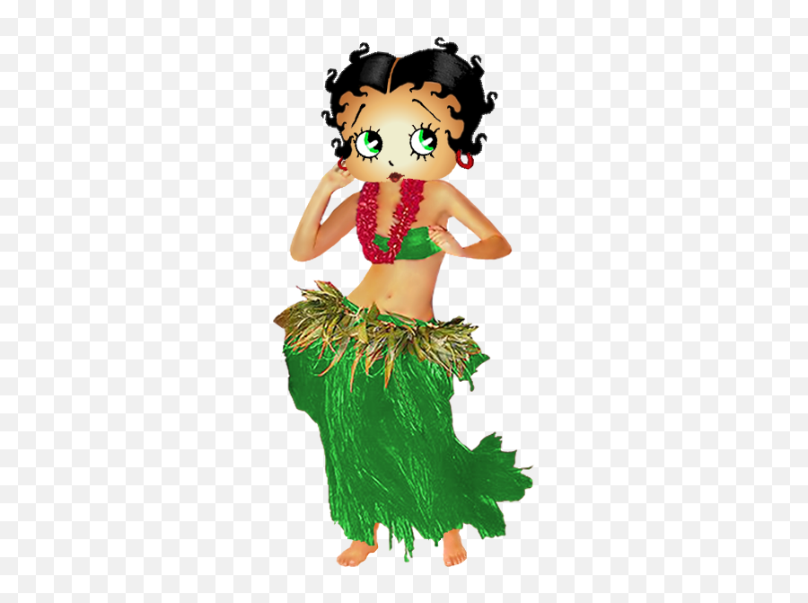 Betty Boop Hula Dancer - Betty Boop Football France Emoji,Hula Dancer Emoji