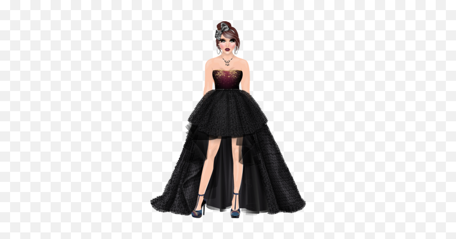Ermi - Gown Emoji,Emoji Outfit With Shoes