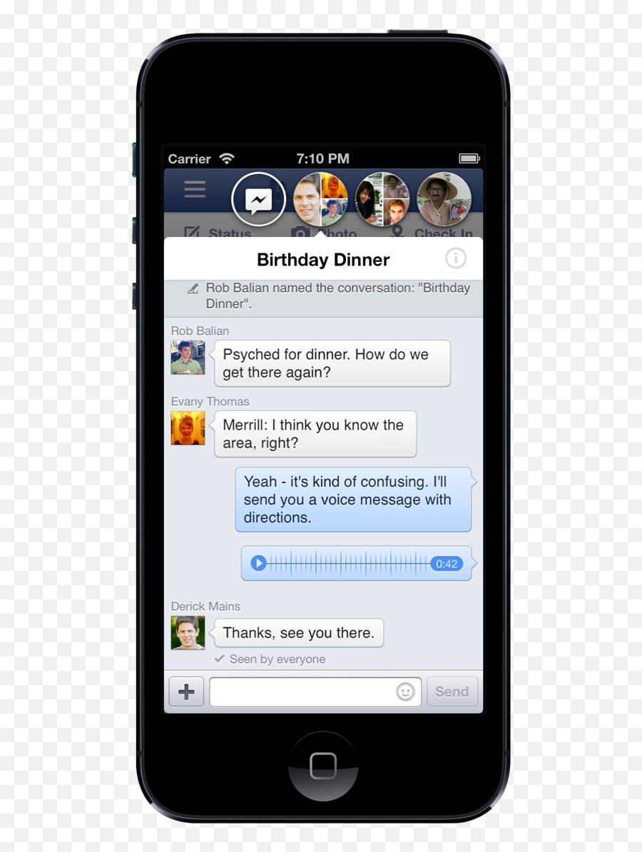 Facebook For Ios Gets Update With New Emojis Chat Heads - Iphone Chat Heads,Emojis Facebook