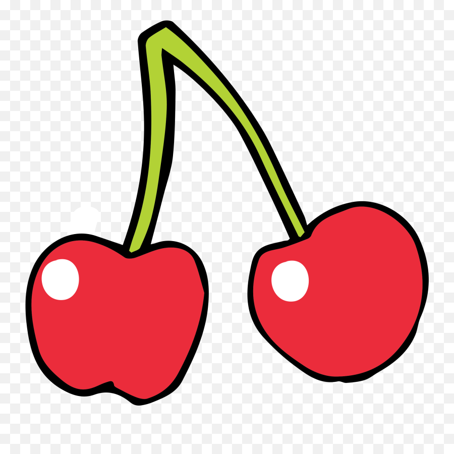 Pacman Fruit Clipart - Pacman Cherry Clipart Emoji,Pac Man Emoji