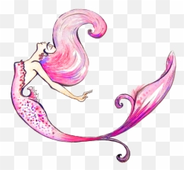 Mermaid Illustration - Purple png download 3000 Png Emoji