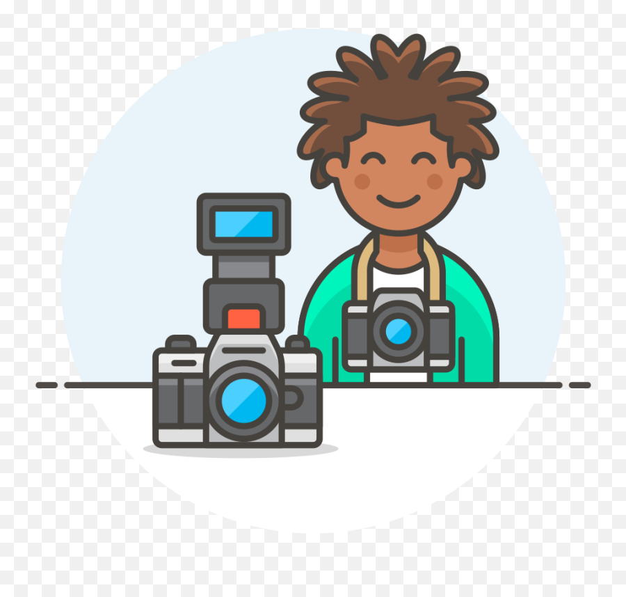 Photographer Male Icon Streamline Ux Free Iconset - Portable Network Graphics Emoji,Film Camera Emoji