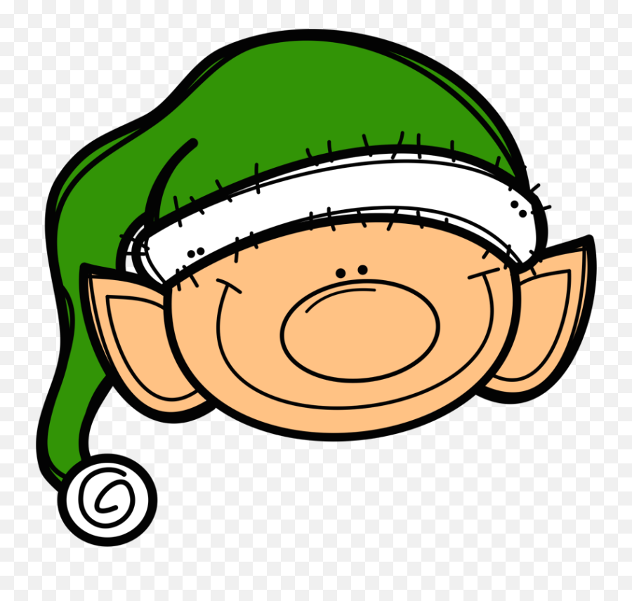 Caritas Christmas Clipart - Caritas Elf Face Clipart Emoji,Emoticones De Navidad