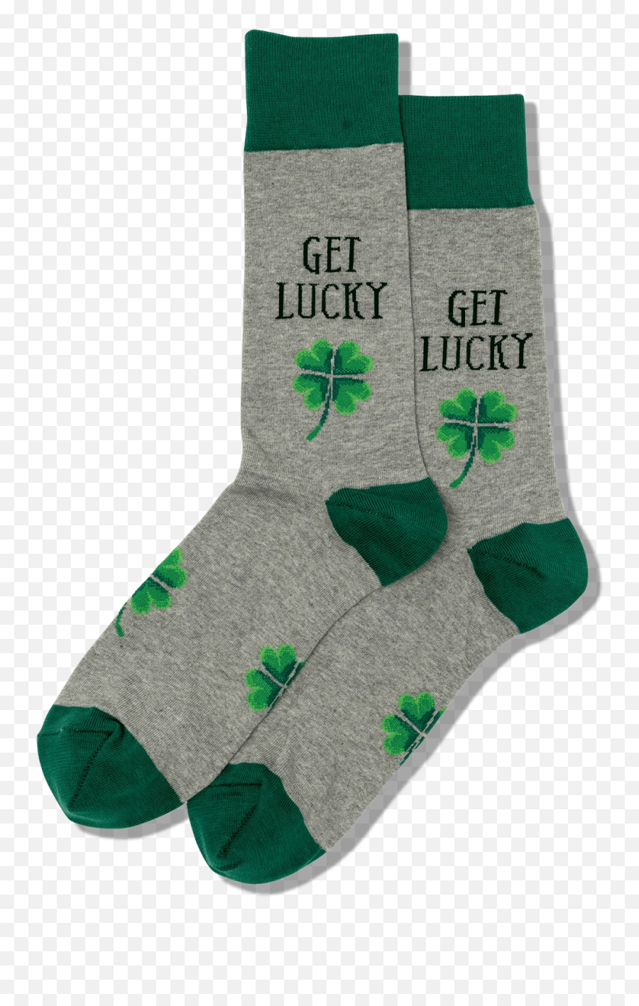 Mens Get Lucky Crew Socks - Sock Emoji,Lucky Emoji