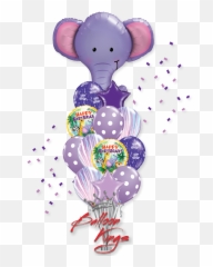 HB Elephant Large Bouquet - Cartoon Emoji
