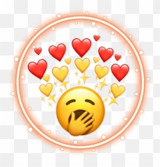 Yawn Yawny Head 3 Sticker By Bailey - Transparent Red Neon Circle Png Emoji,Yawn Emoji