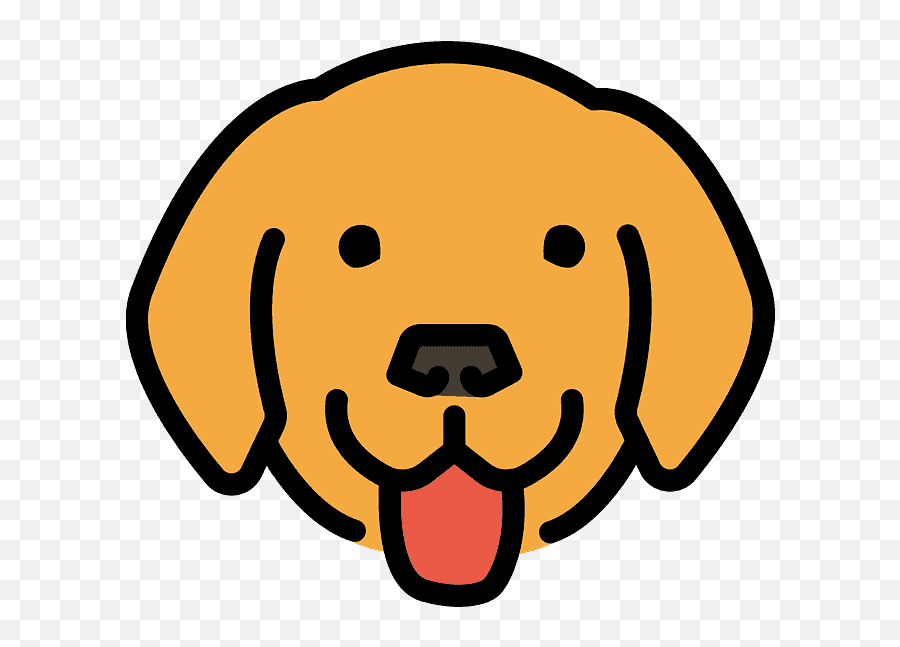 Dog Face Emoji Clipart - Carita De Perro,Dog Emoticon