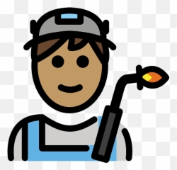 Man Factory Worker Emoji Clipart - Mujer Profesional Animada