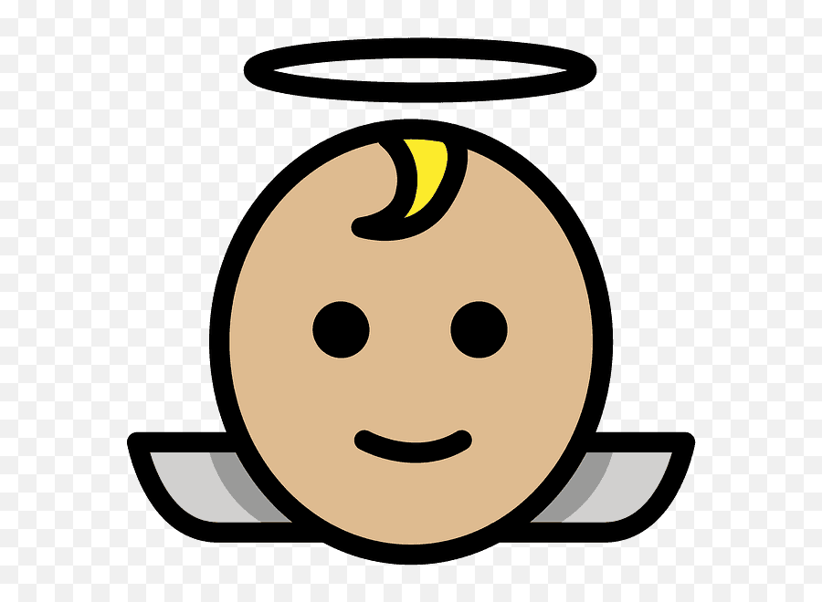 Baby Angel Emoji Clipart Free Download Transparent Png - Emoji,Robin Emoji