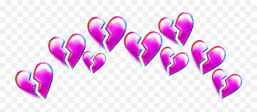 Broken Sticker - Sfondi Tumblr Simpson Tristi Emoji,Double Pink Heart Emoji
