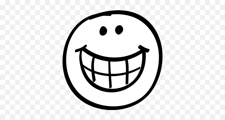 Toothy Smiley Face Graphic - Clip Art Emoji,Smiley Face Emoji