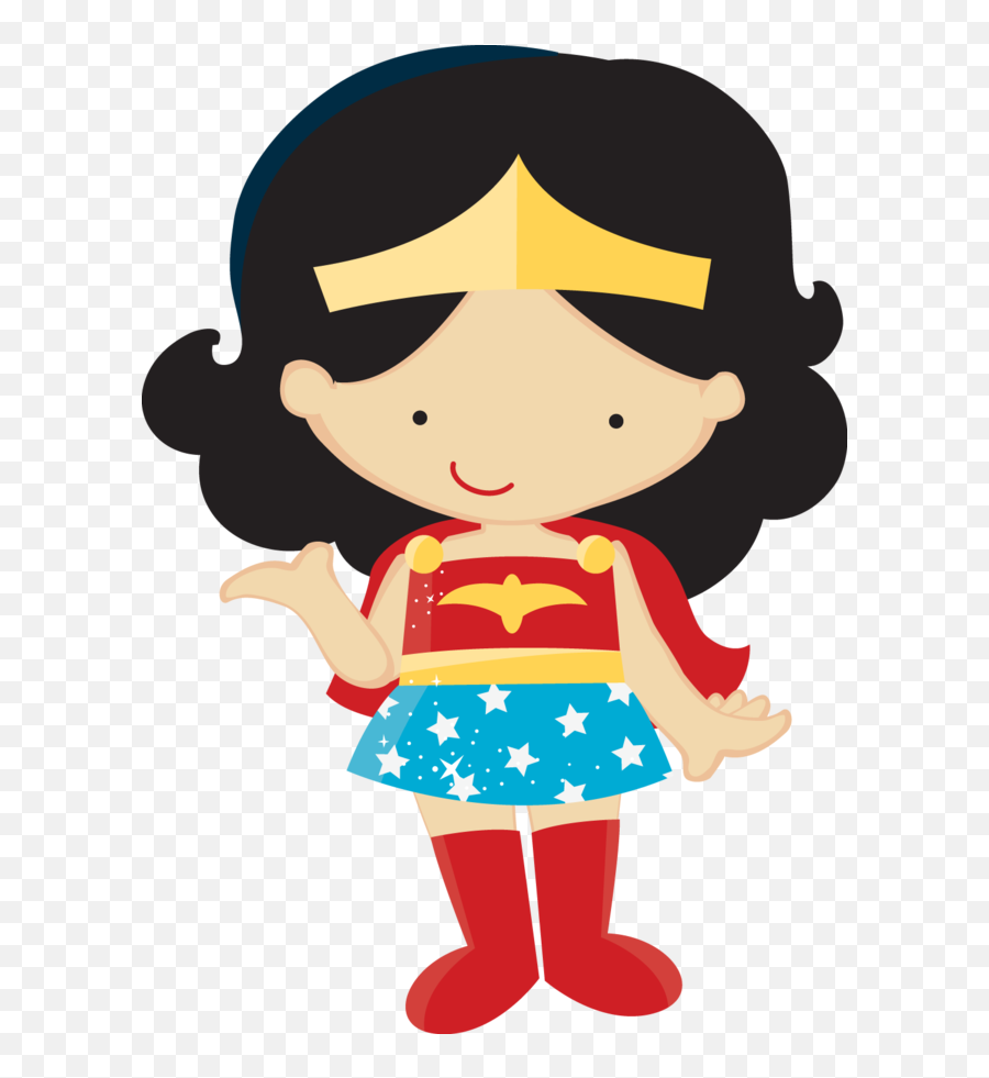 Superhero Party - Baby Wonder Woman Vector Emoji,Superwoman Emoji