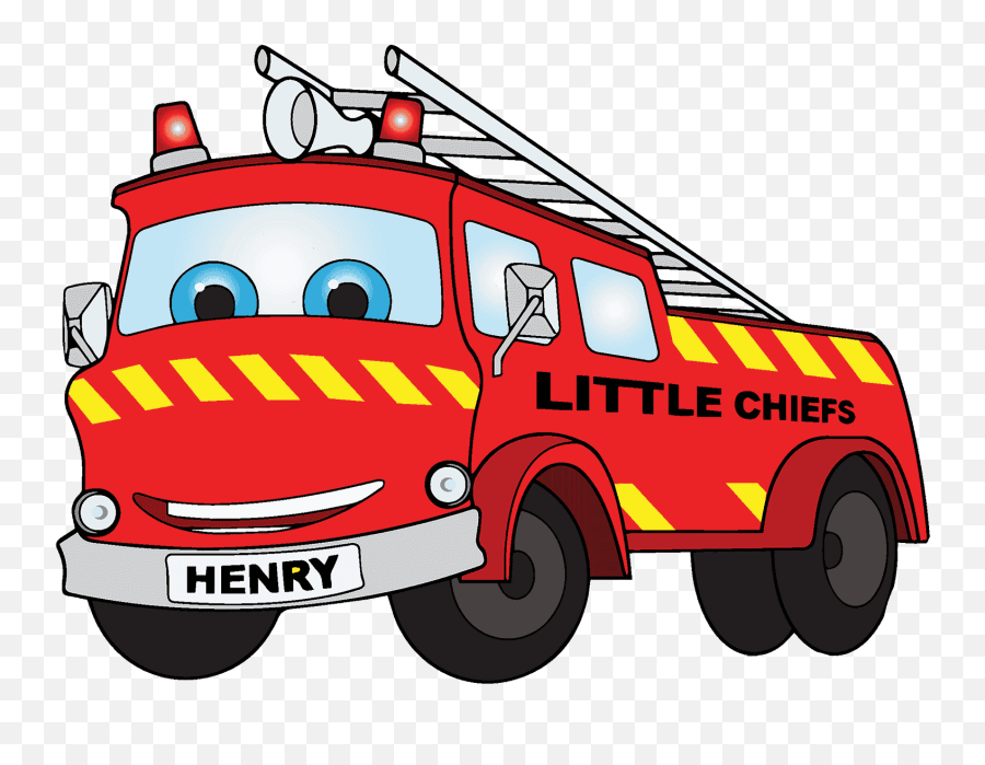 Firetruck Clipart Vintage Firetruck - Cartoon Fire Truck Transparent Background Emoji,Firetruck Emoji