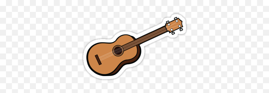 Uke Sticker Sticker - Ukelele De Twenty One Pilots Dibujo Emoji,Ukulele Emoji