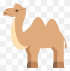 Bactrian Camel Emoji Vector Icon - Lower Camel Case,Camel Emoji