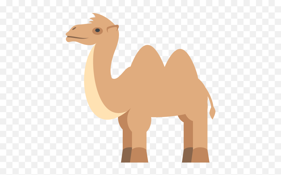 Bactrian Camel Emoji Vector Icon - Lower Camel Case,Camel Emoji
