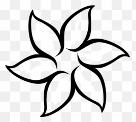 Great Template For Flower Craft Ideas - Simple Outline Emoji