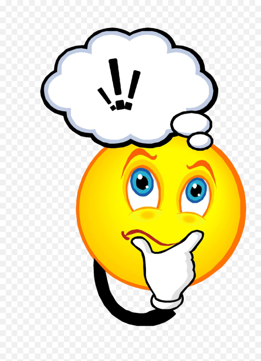 Thinking Clipart Clip Art Emoticon - Think Clipart Emoji,Think Emoticon