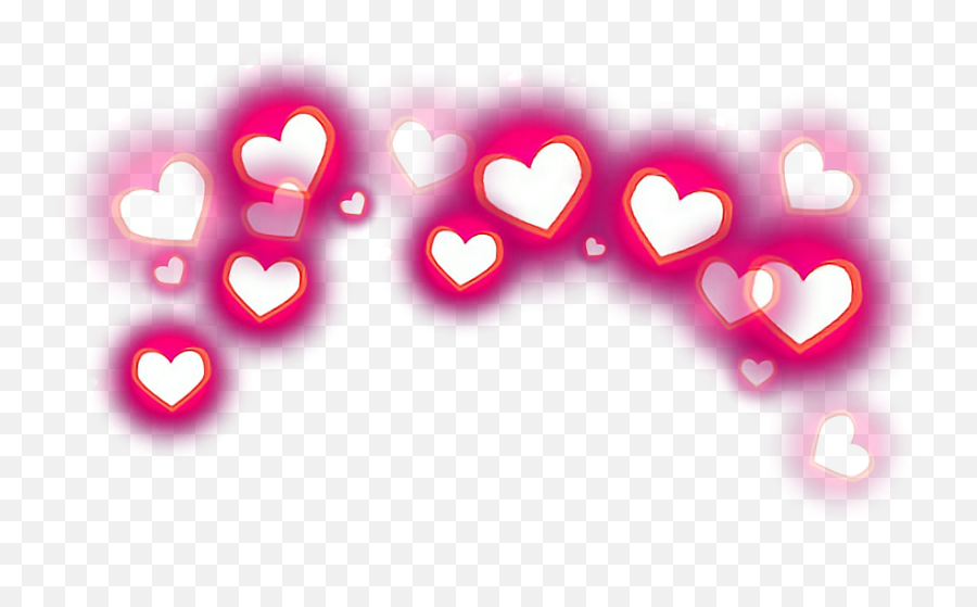 Corona De Corazones Emoji Png - Heart Png For Picsart,Corazones Emoji