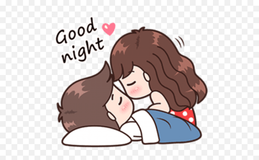 Pin - Cute Romantic Couple Sticker Emoji,Emoji Express Silent Night