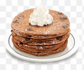 Chocolate Chip Pancakes Clipart Png - Cartoon Emoji
