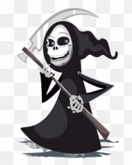 Clipart Halloween Gothic Clipart Halloween Gothic - Grim Reaper Clipart Transparent Emoji,Goth Emoji