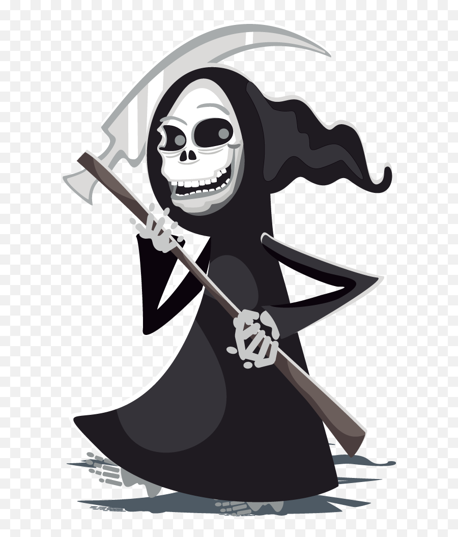 Clipart Halloween Gothic Clipart Halloween Gothic - Grim Reaper Clipart Transparent Emoji,Goth Emoji