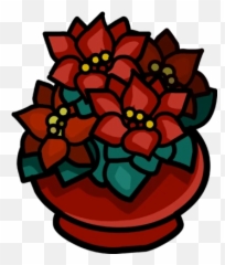Potted Poinsettia Emoji