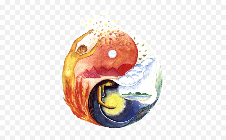 Taijitu Polarity - Gemini And Sagittarius Art Emoji,John Lennon Emoji