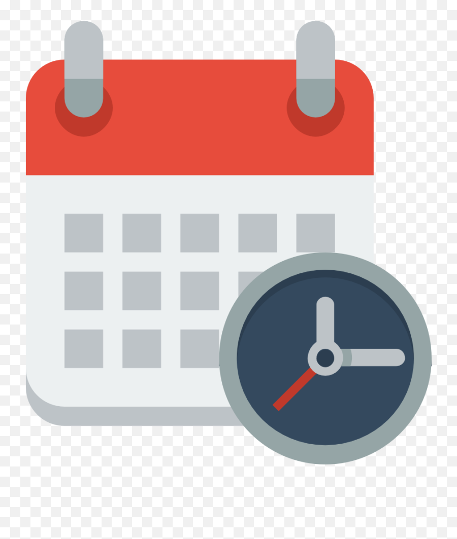 Calendar Emoji Transparent Png Date And Time Icon Png,Calendar Emoji