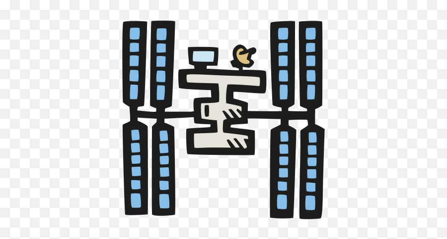 International Space Station Icon - International Space Station Icon Emoji,Space Emoji