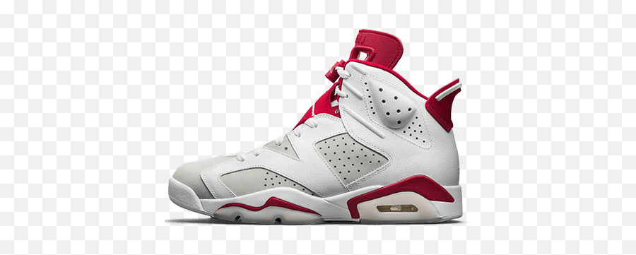 Air Jordan 6 Silhouette - Jordan 6 Chinese New Year White Emoji,Emoji Jordans