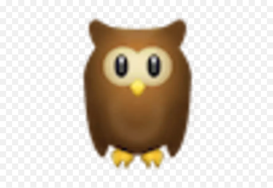 46 - Owl Emoji,Brown Fist Emoji