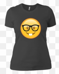 Nerd With Glasses Emoji Shirt Costume