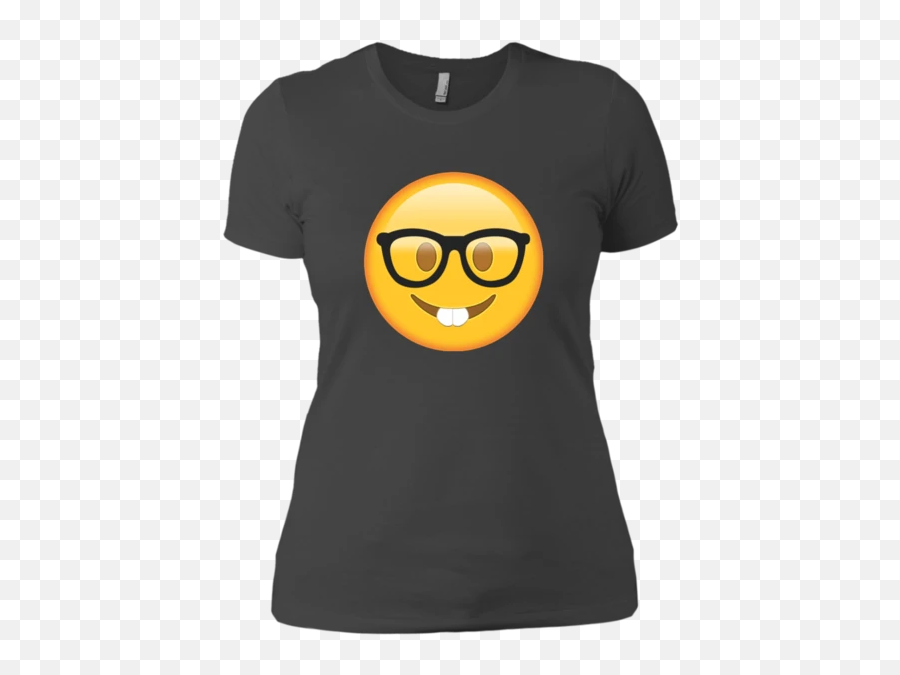 Nerd With Glasses Emoji Shirt Costume,Emoji Tshirts