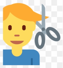 Man Getting Haircut Emoji Meaning With Pictures - Couper Cheveux Emoji,Cut And Paste Emoji